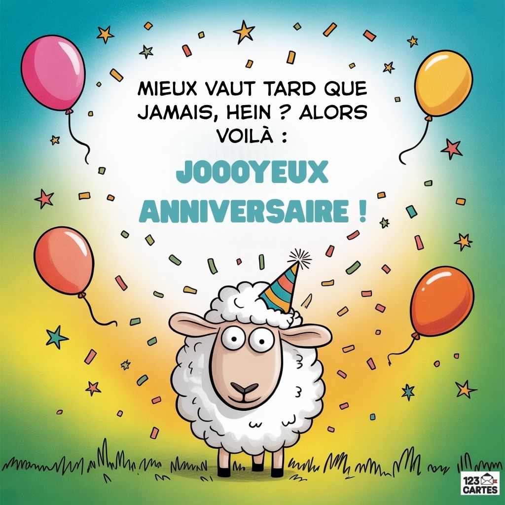 Joyeux Anniversaire Retardataire