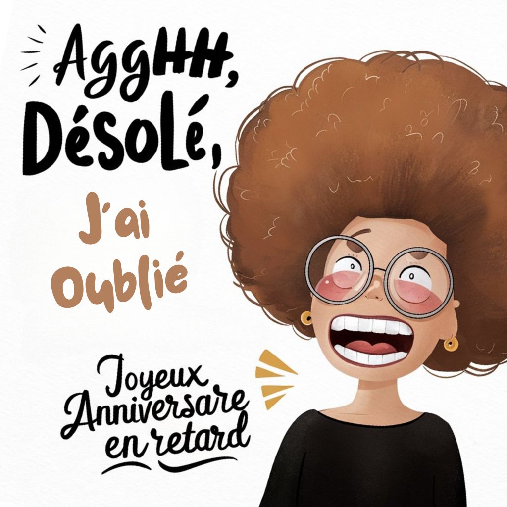 Rigolo Anniversaire Oublie