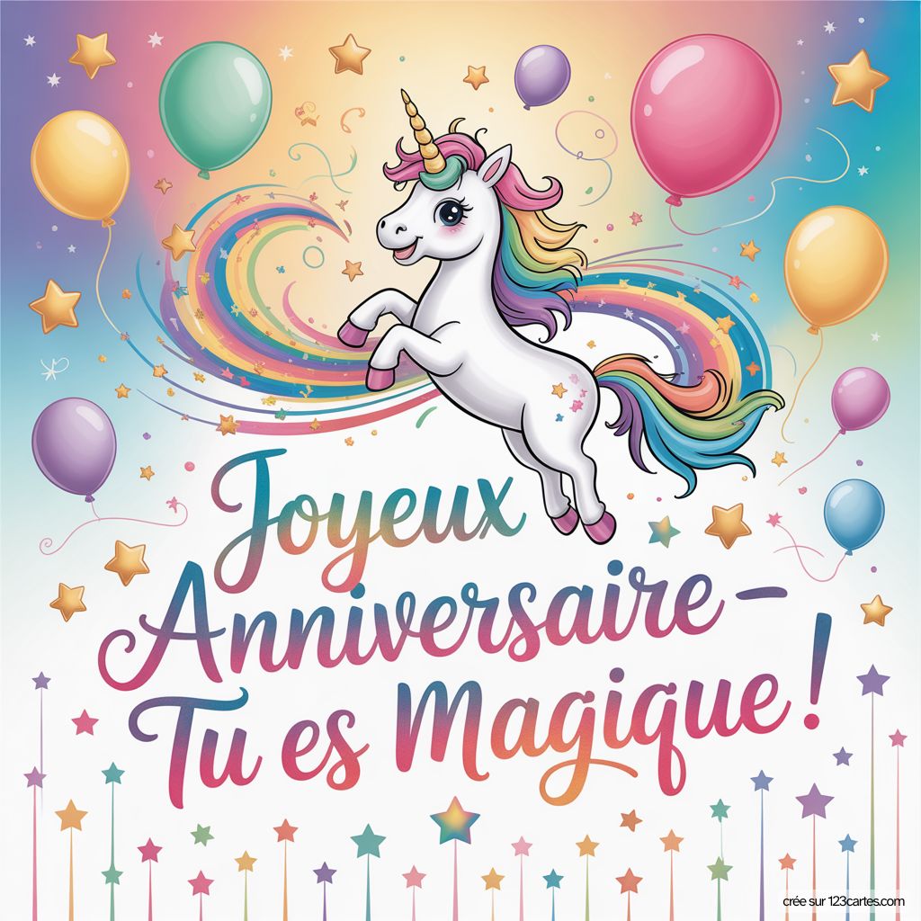 Carte D Anniversaire Fille