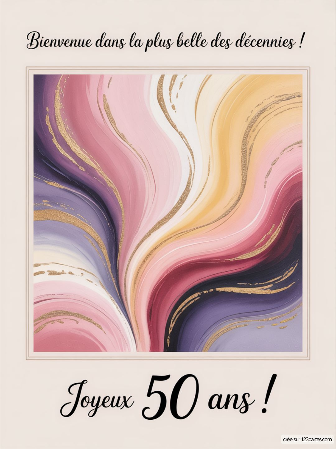 Carte Anniversaire Femme 50 Ans 01