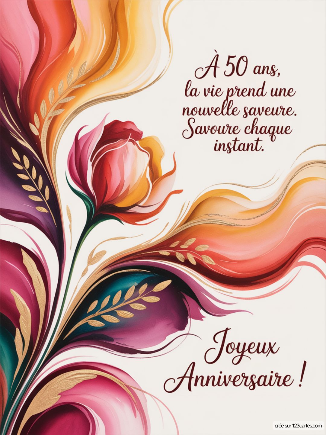 Carte Anniversaire Femme 50 Ans 11