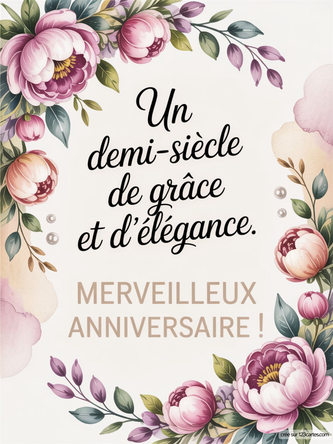 Carte Anniversaire Femme 50 Ans 13