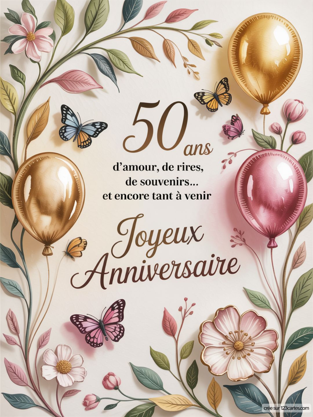 Carte Anniversaire Femme 50 Ans 14