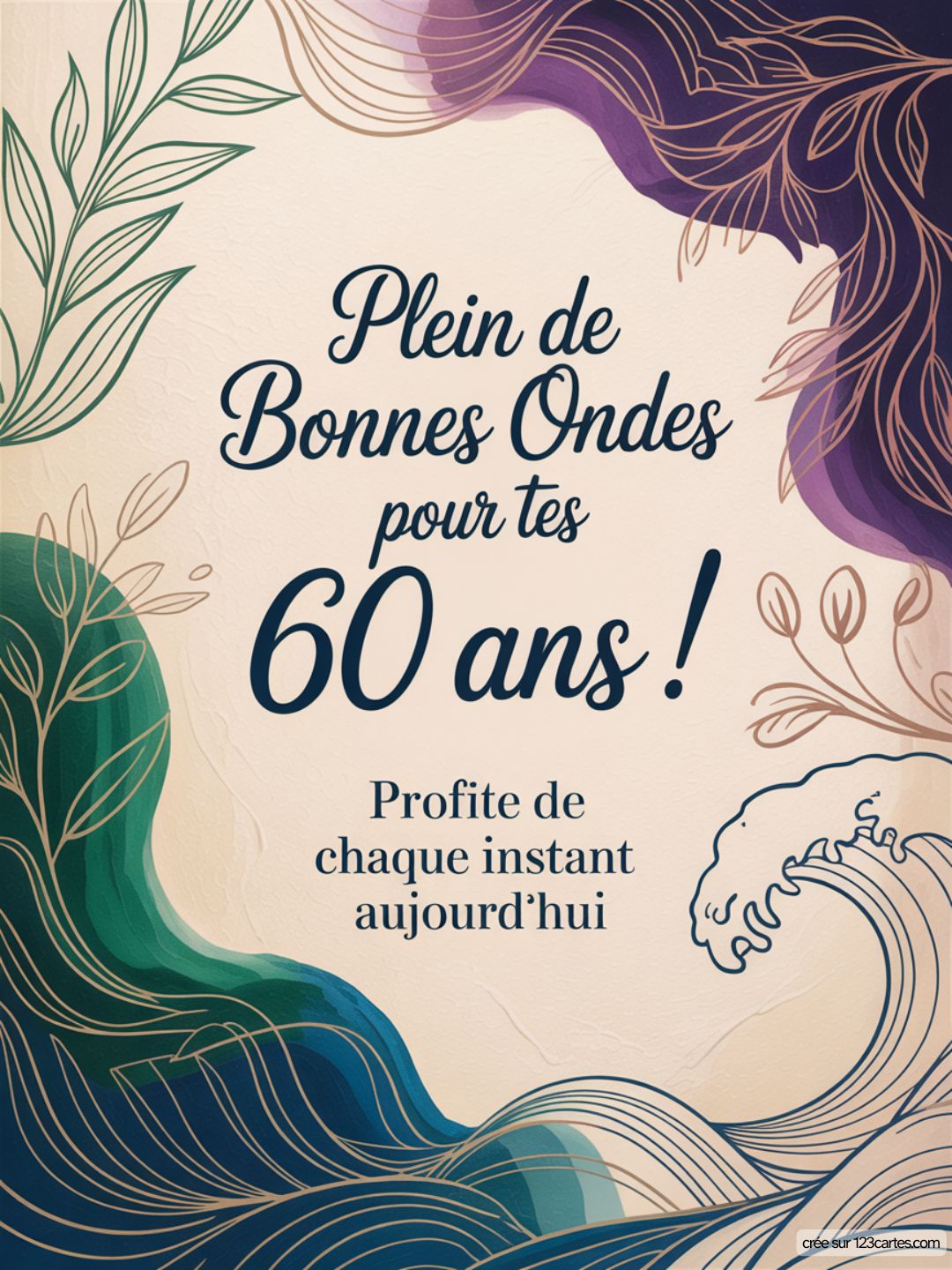 Carte Anniversaire Femme 60 Ans 02