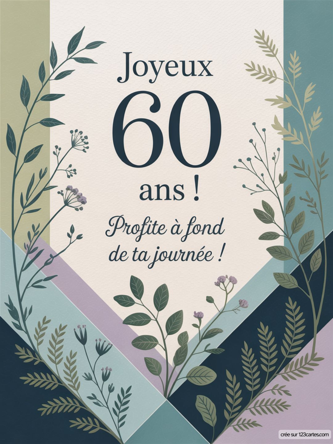 Carte Anniversaire Femme 60 Ans 10