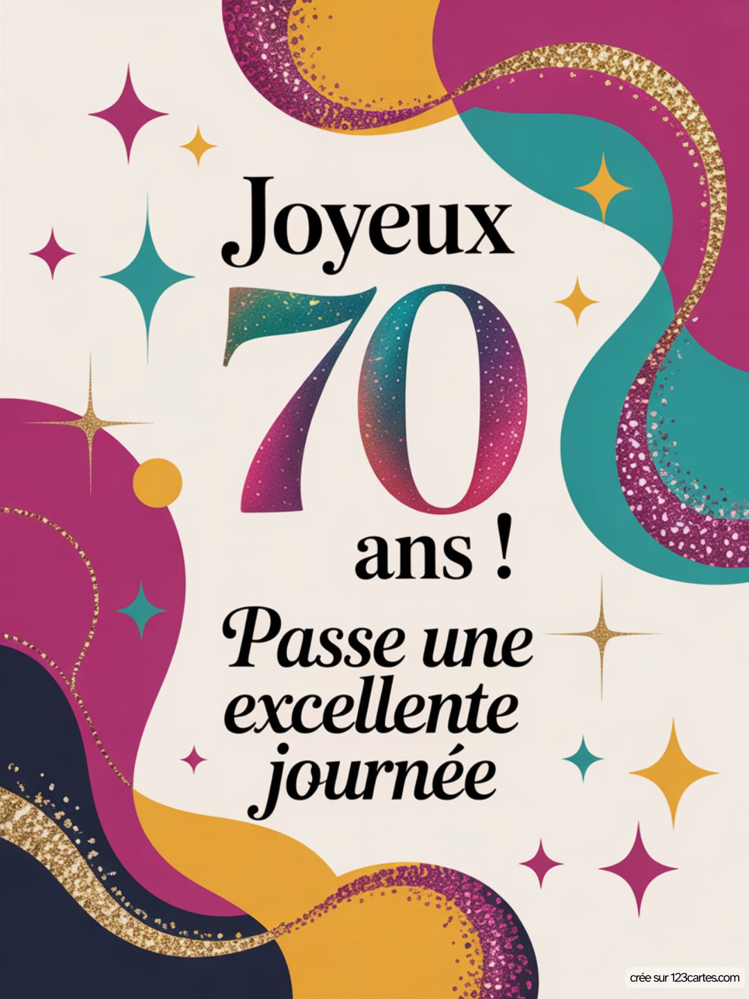Carte Anniversaire Femme 70 Ans 05