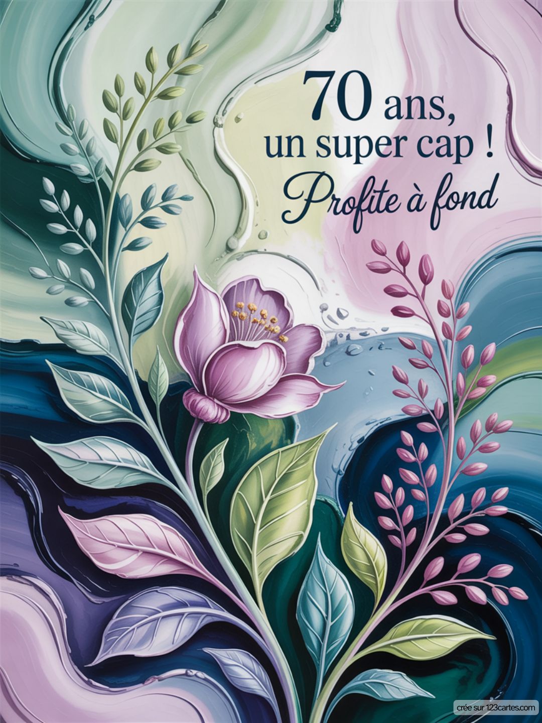 Carte Anniversaire Femme 70 Ans 06