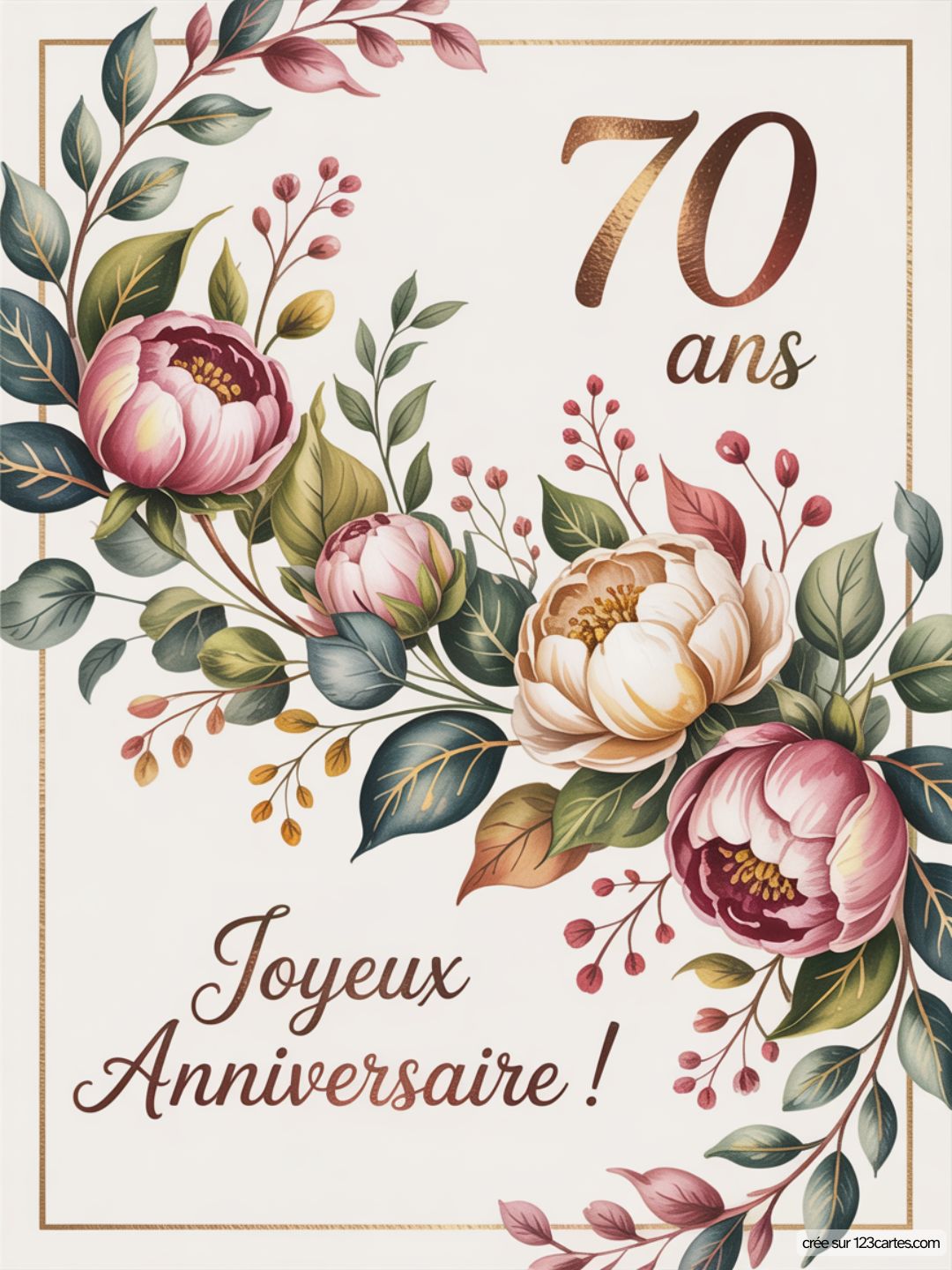 Carte Anniversaire Femme 70 Ans 08