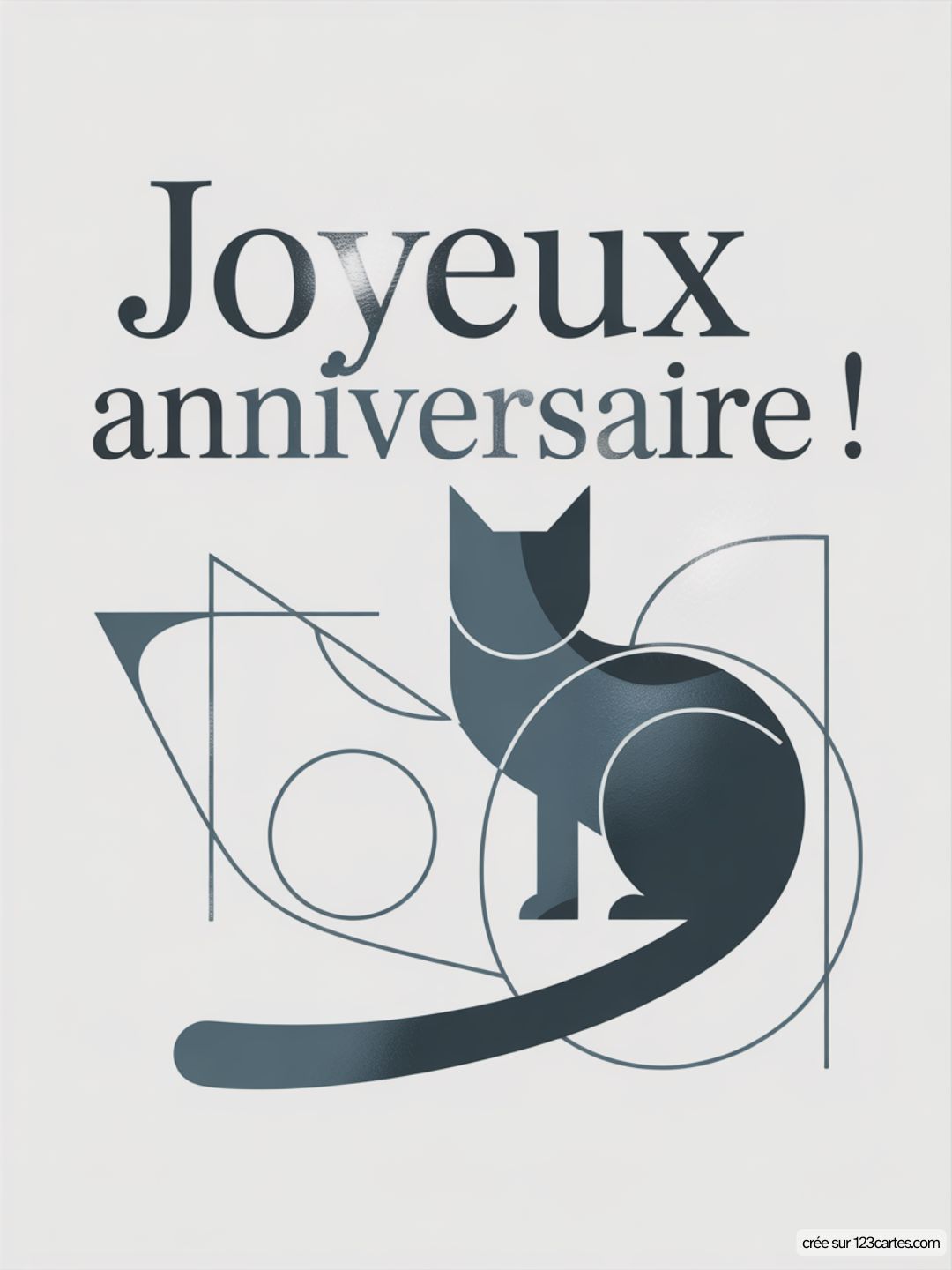 Carte Anniversaire Femme Chat 10