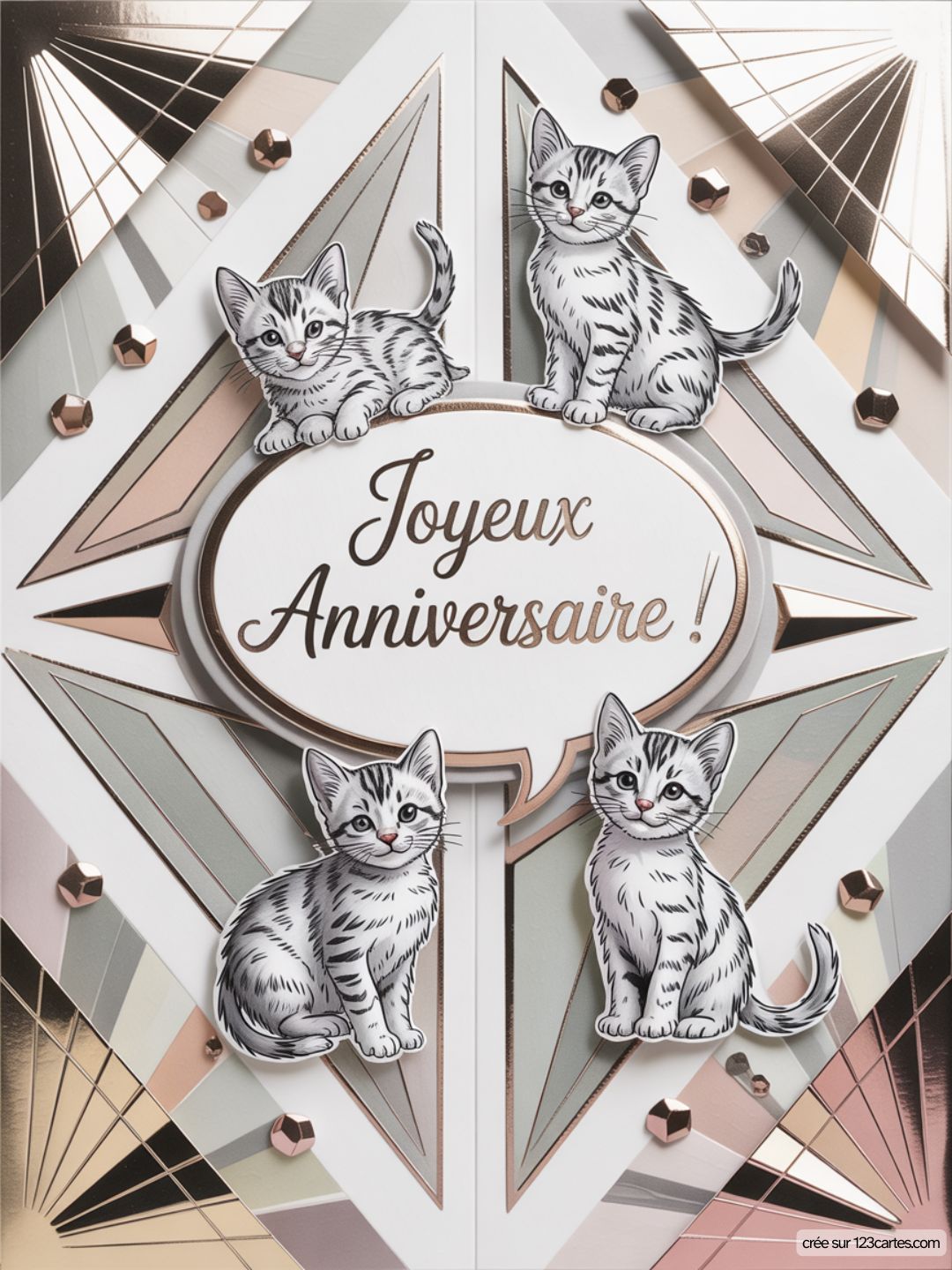 Carte Anniversaire Femme Chat 16