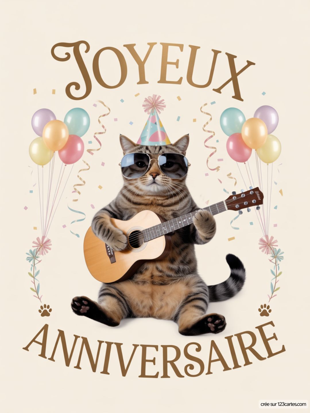 Carte Anniversaire Femme Chat 21