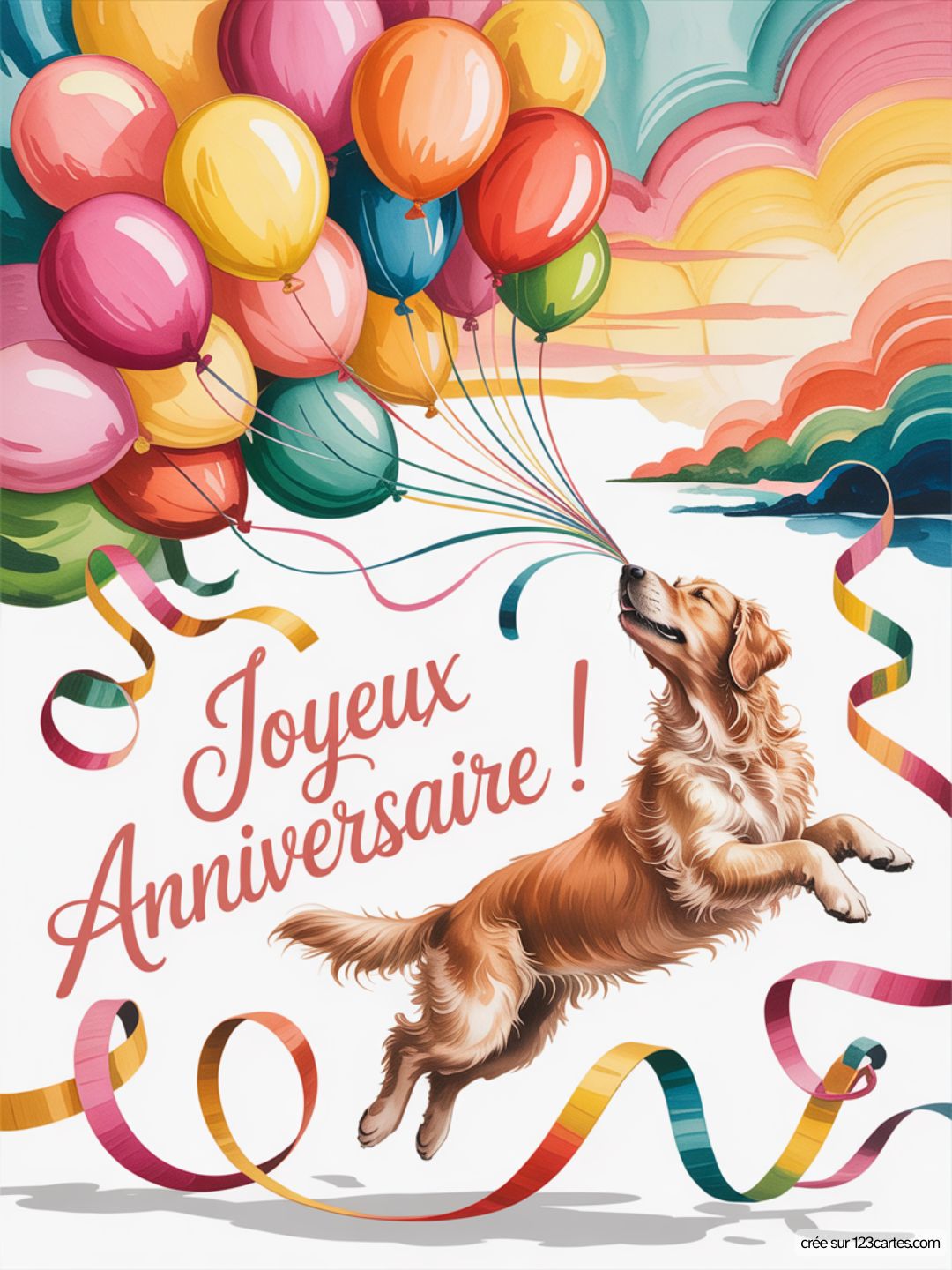 Carte Anniversaire Femme Chien 05