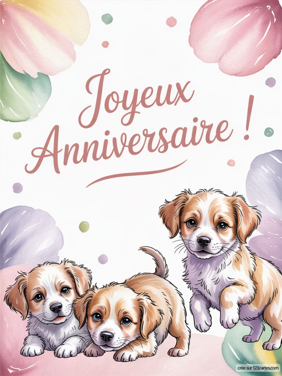Carte Anniversaire Femme Chien 06