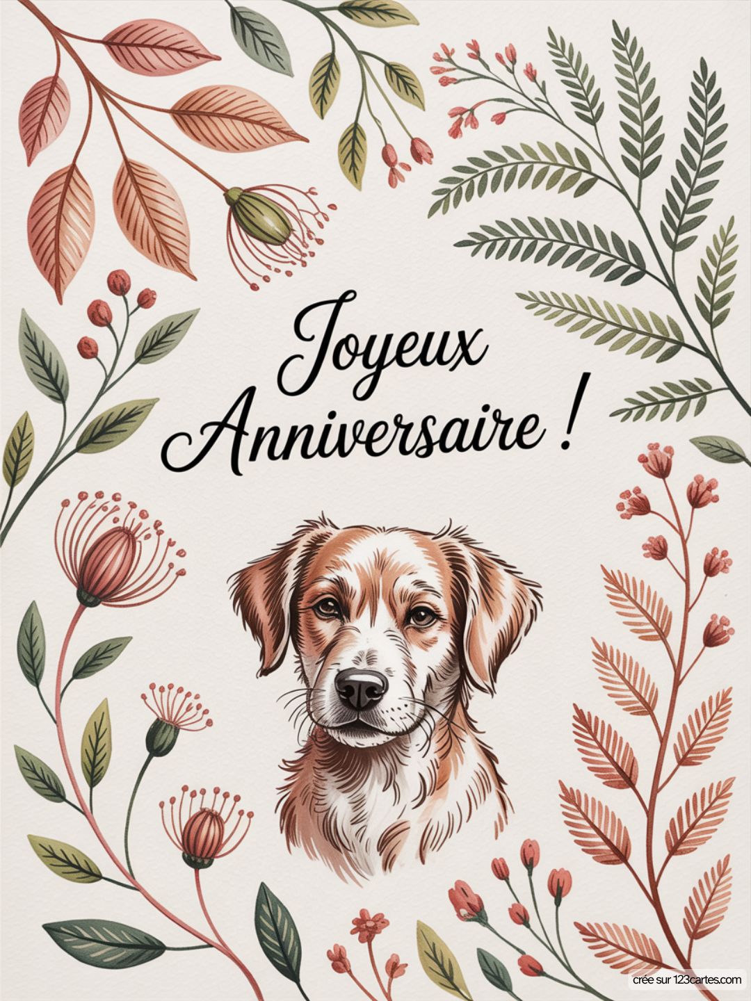 Carte Anniversaire Femme Chien 07