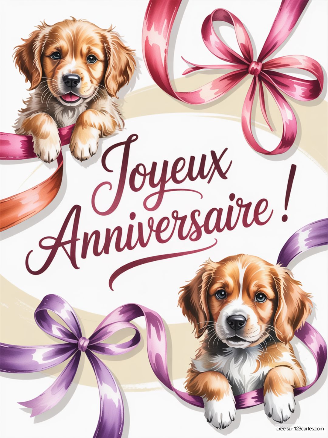 Carte Anniversaire Femme Chien 08