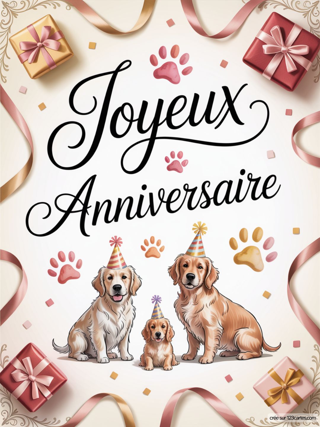 Carte Anniversaire Femme Chien 15