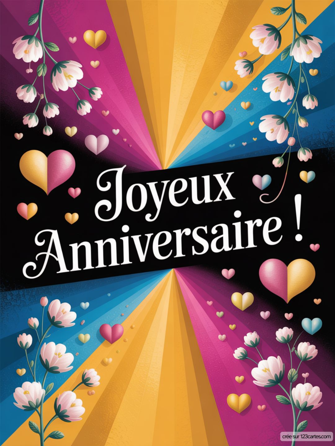 Carte Anniversaire Femme Coeur 04