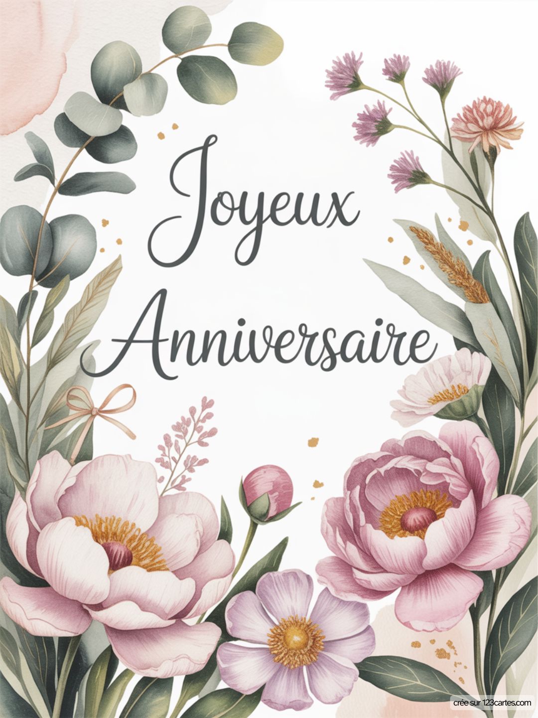 Carte Anniversaire Femme Nature 02