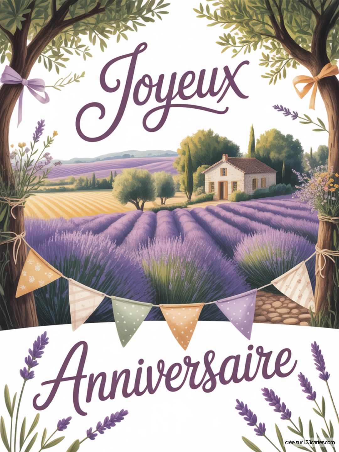 Carte Anniversaire Femme Nature 03