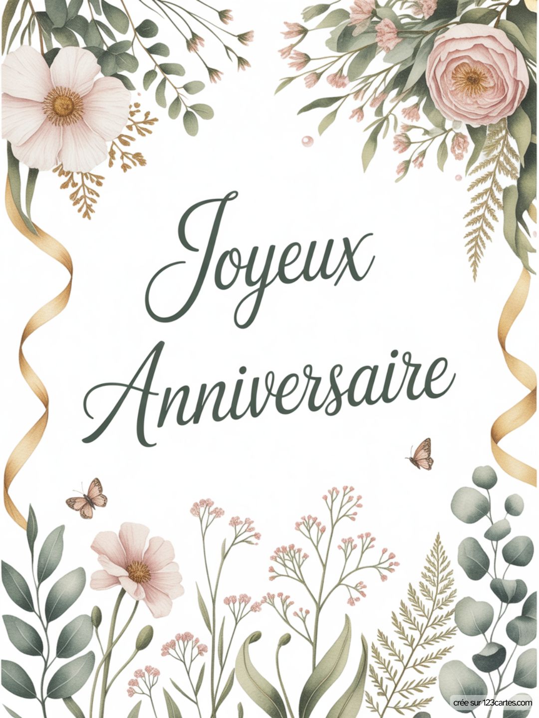Carte Anniversaire Femme Nature 05