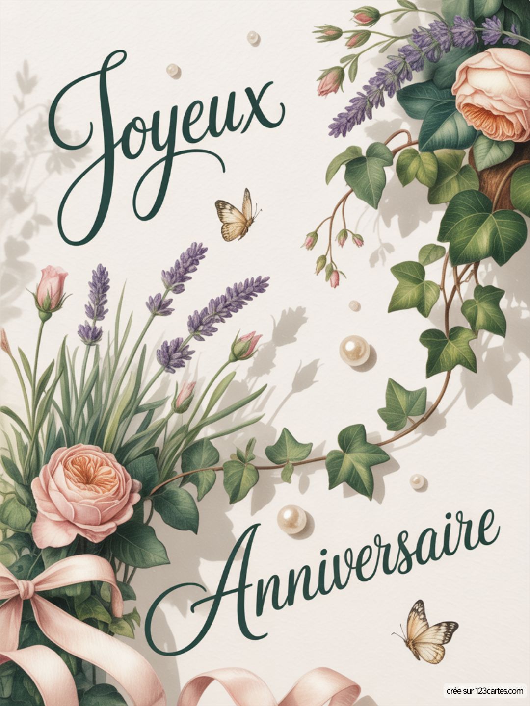 Carte Anniversaire Femme Nature 06