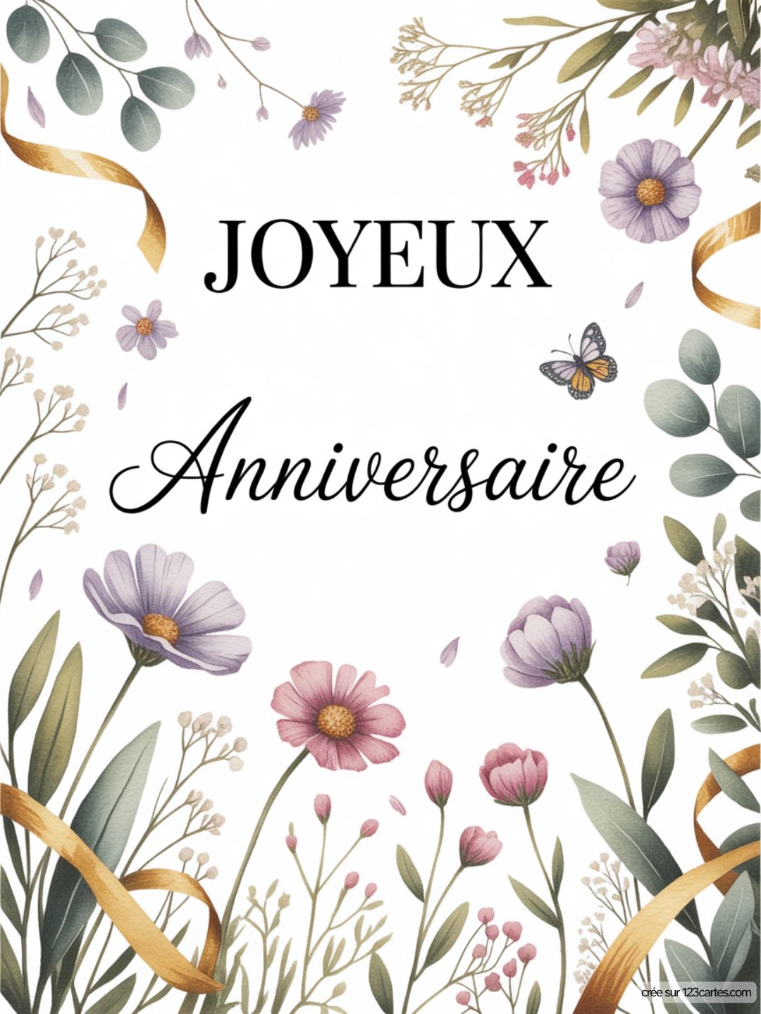 Carte Anniversaire Femme Nature 13