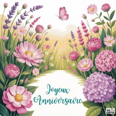Cartes anniversaire FEMME