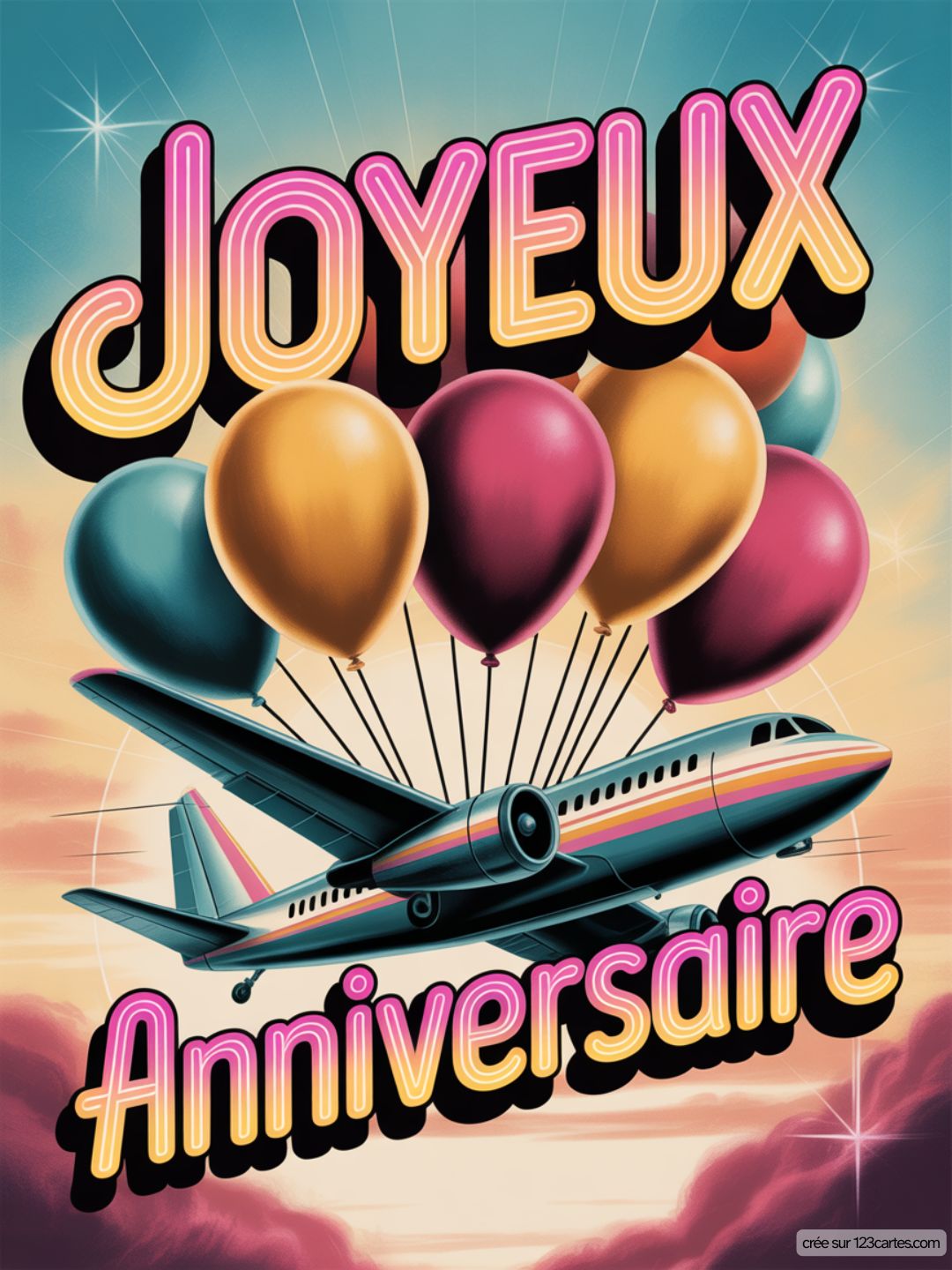 Carte Anniversaire Homme Avion 10