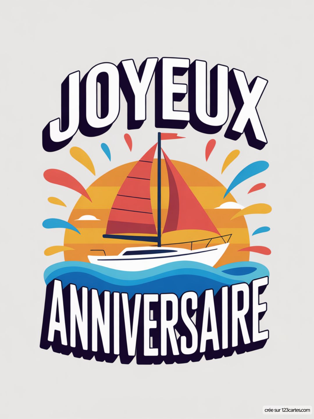 Carte Anniversaire Homme Bateau 04