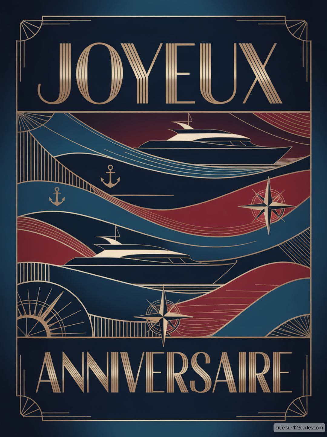 Carte Anniversaire Homme Bateau 10