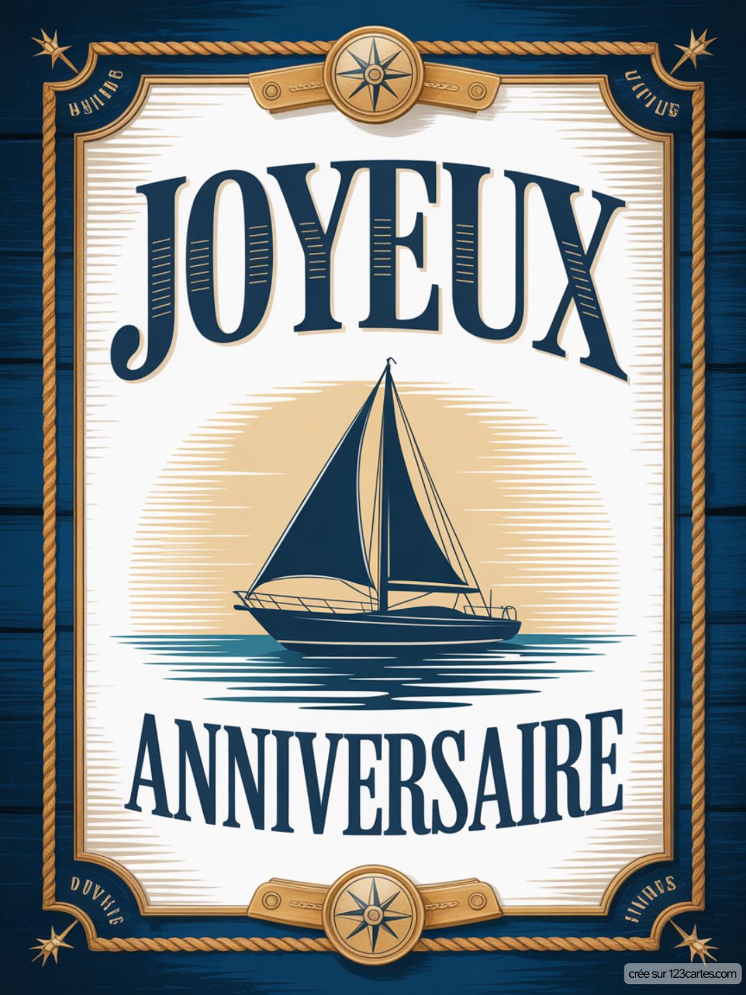 Carte Anniversaire Homme Bateau 11