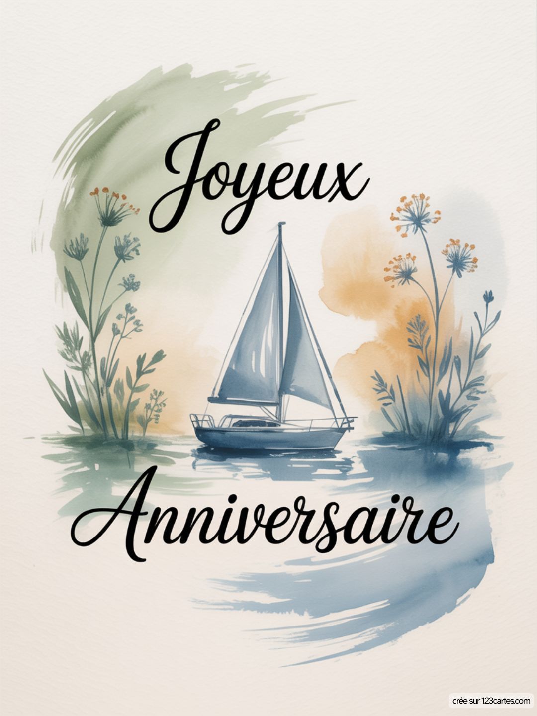 Carte Anniversaire Homme Bateau 13