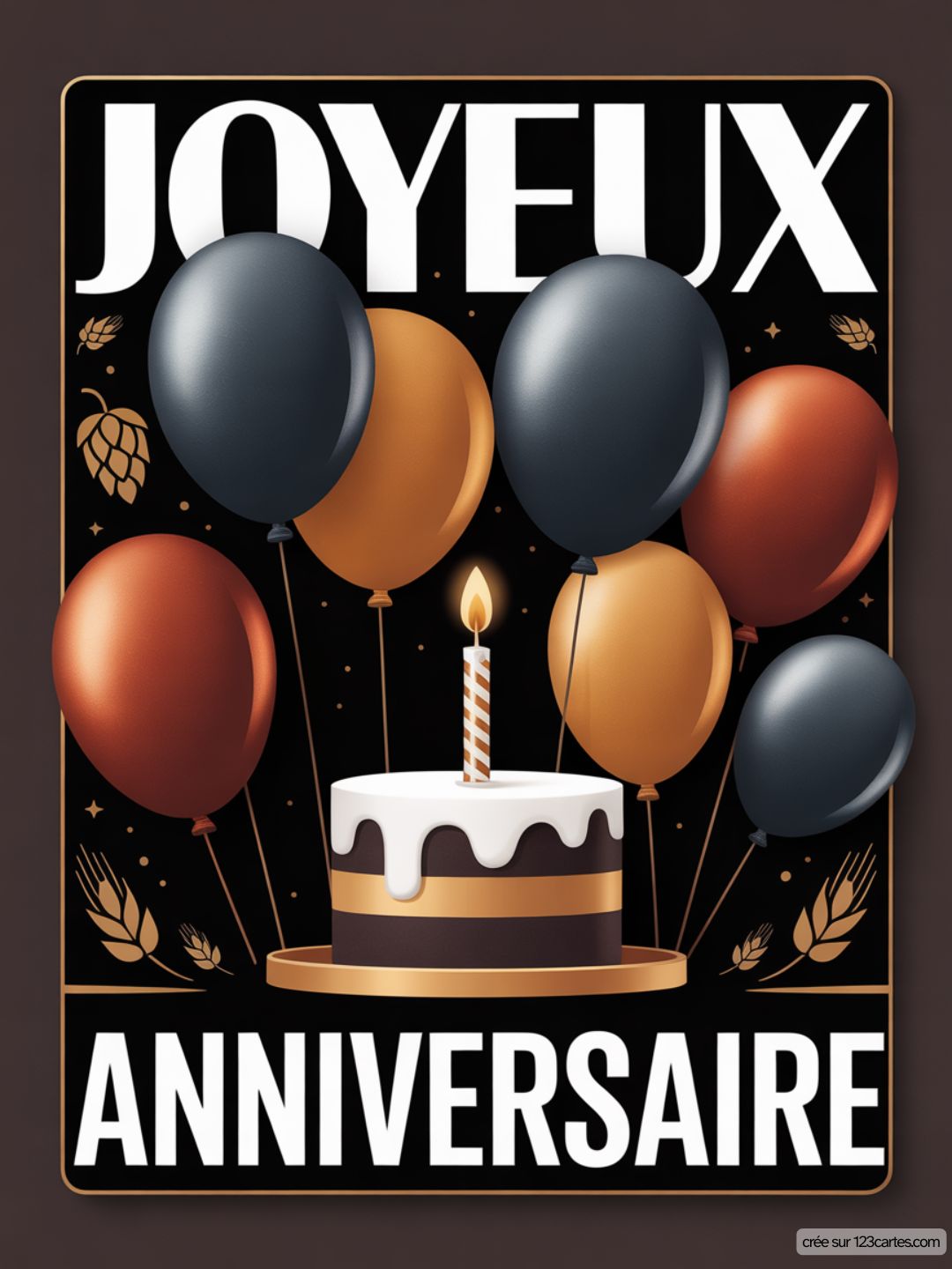 Carte Anniversaire Homme Biere 13