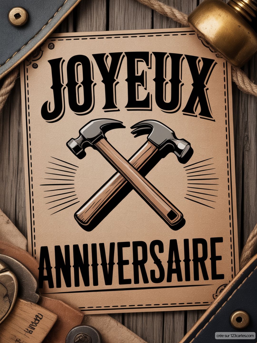 Carte Anniversaire Homme Bricolage 09