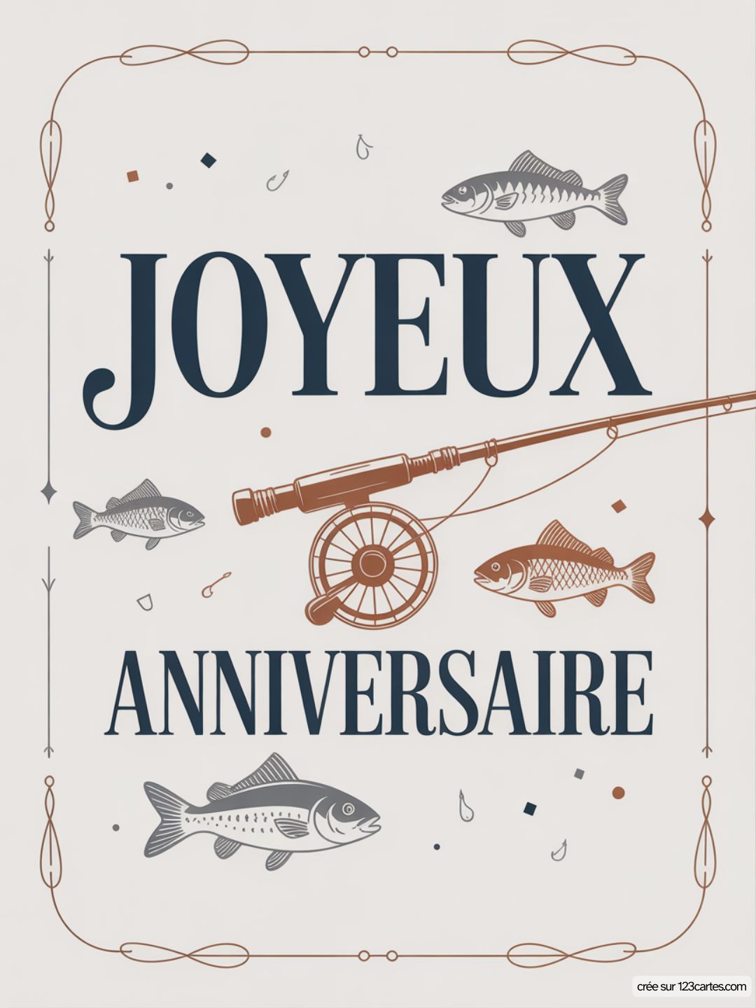 Carte Anniversaire Homme Pecheur 08