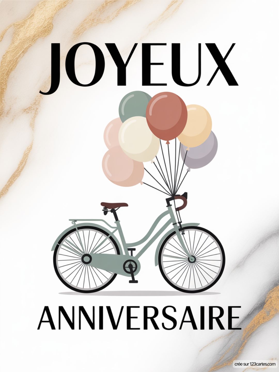 Carte Anniversaire Homme Velo 03