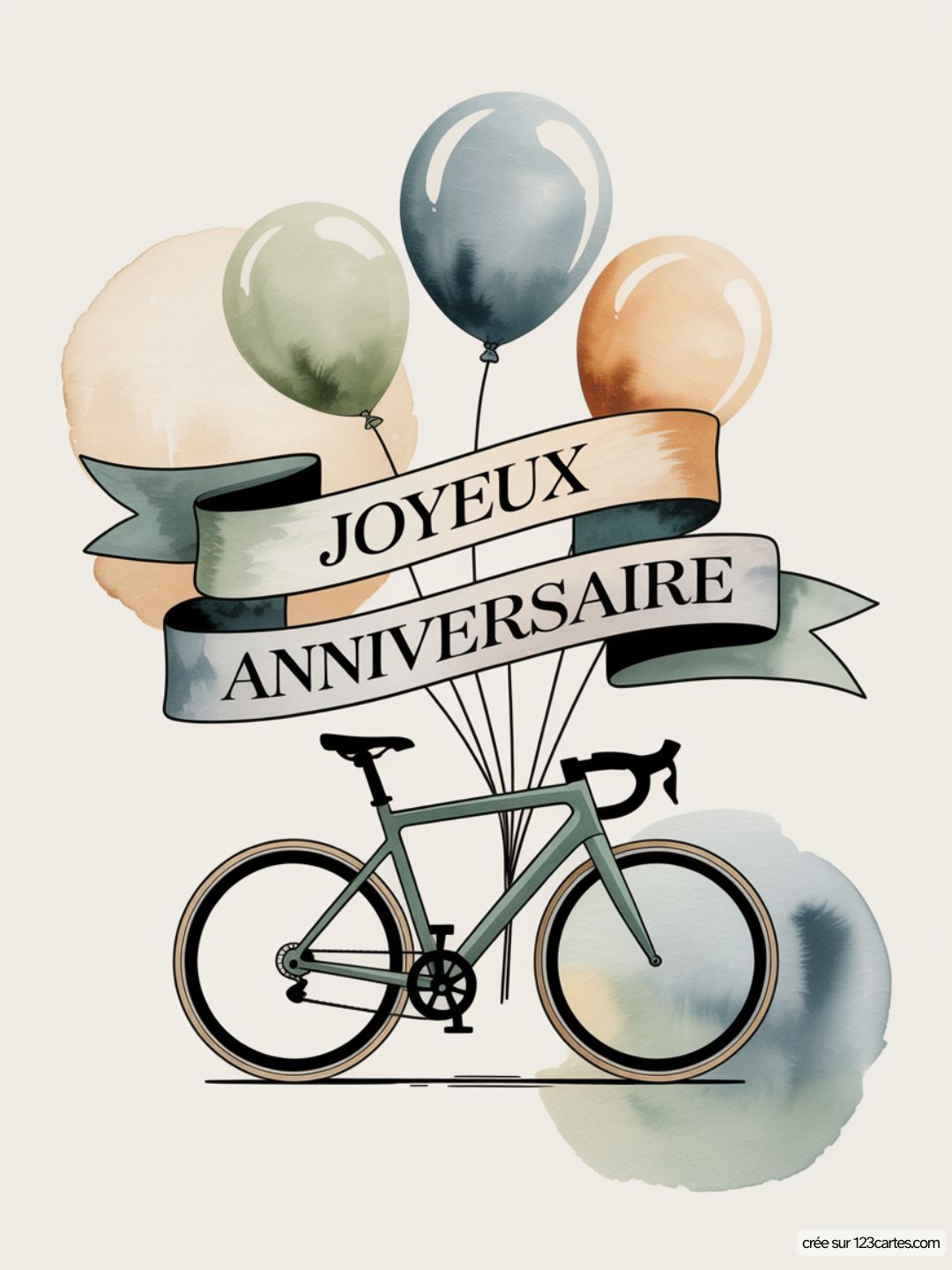 Carte Anniversaire Homme Velo 04