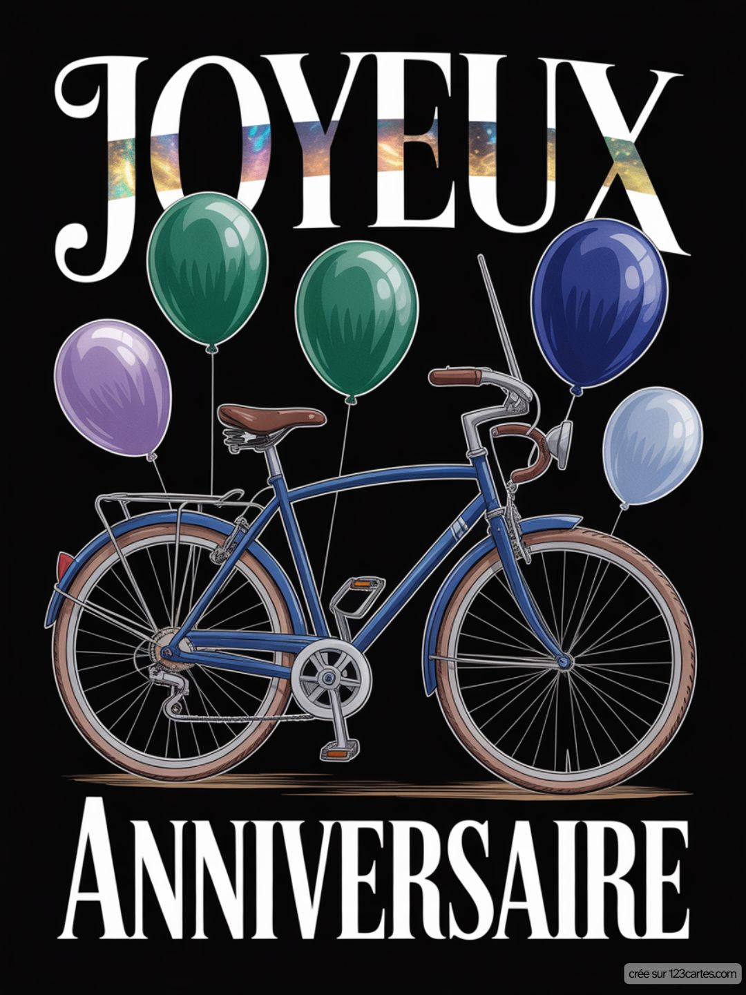 Carte Anniversaire Homme Velo 09
