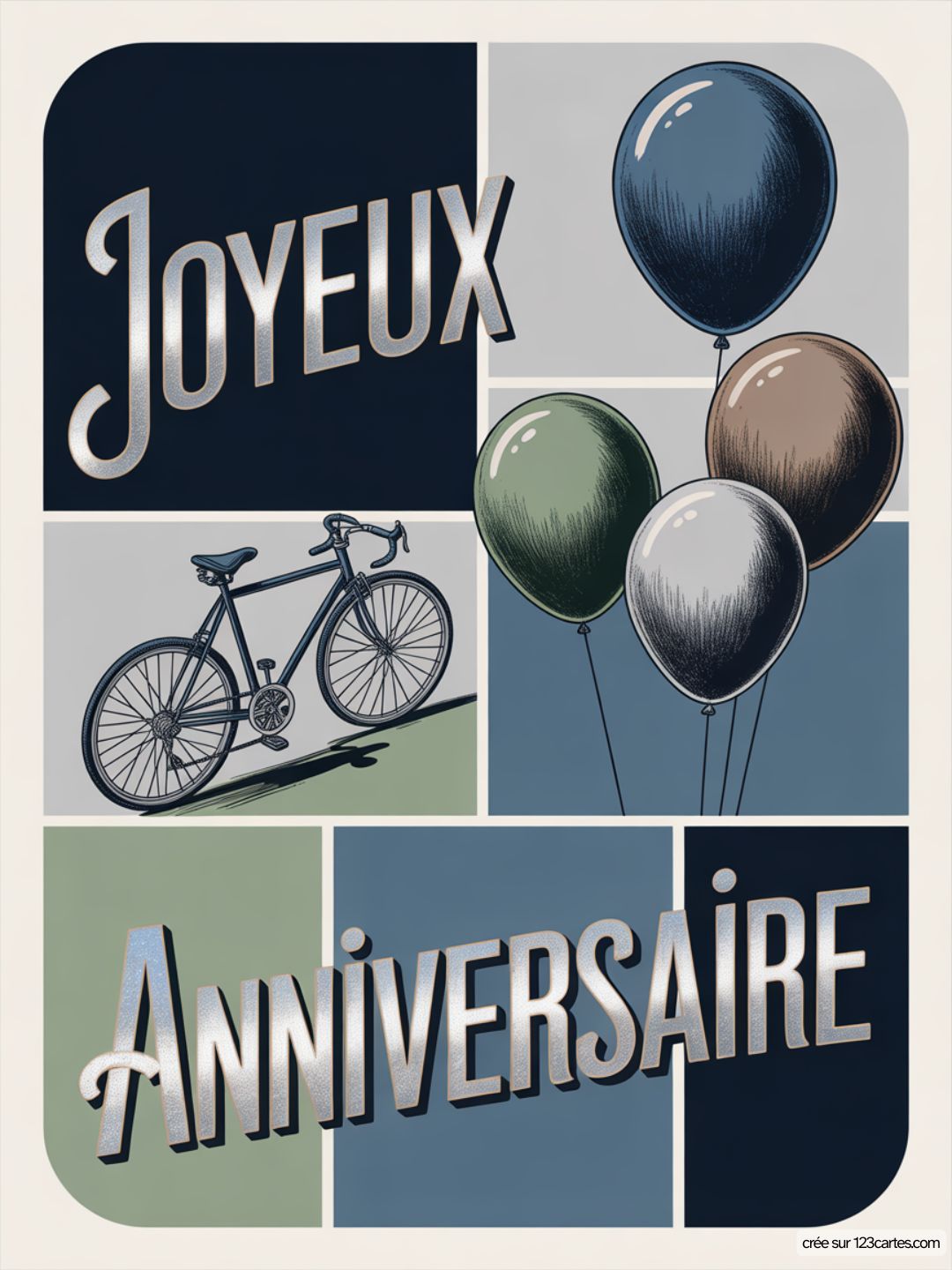 Carte Anniversaire Homme Velo 15