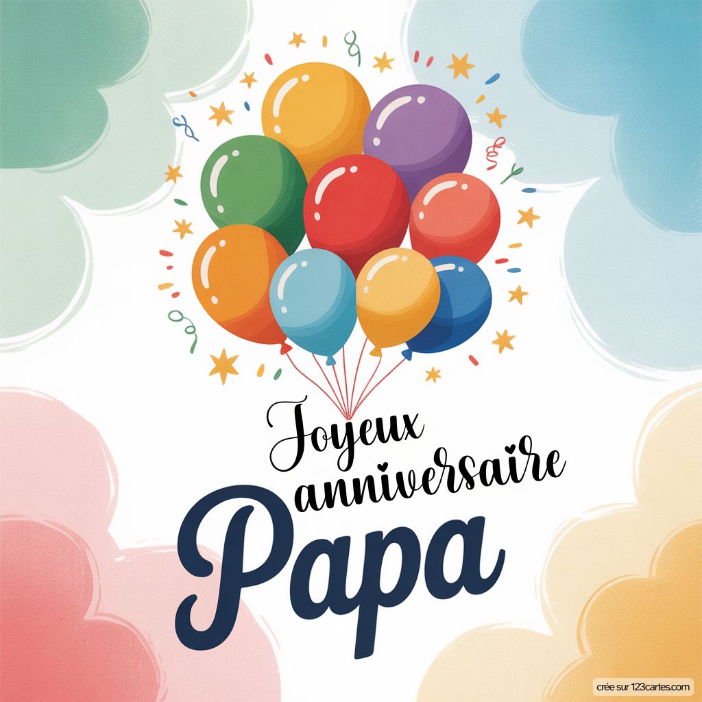 Carte Anniversaire Papa Gratuite