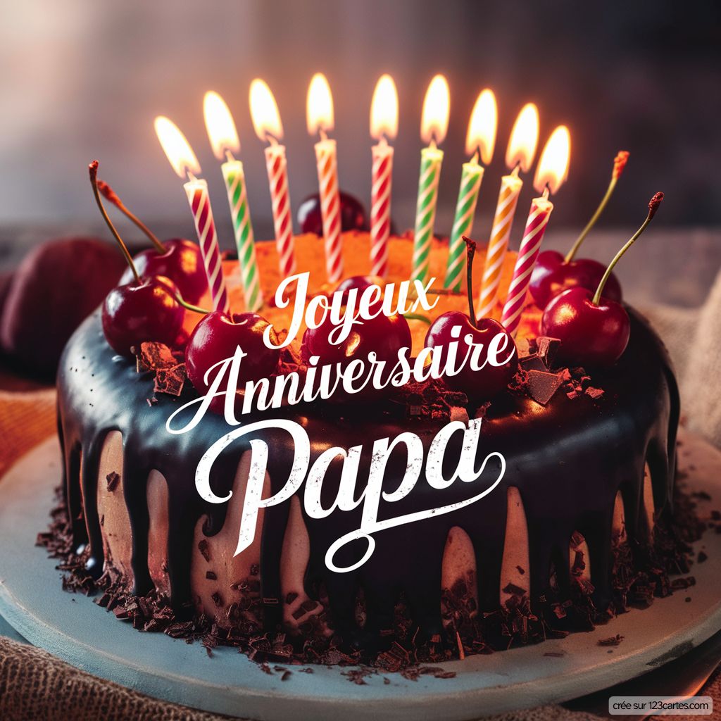 Carte Anniversaire Papa