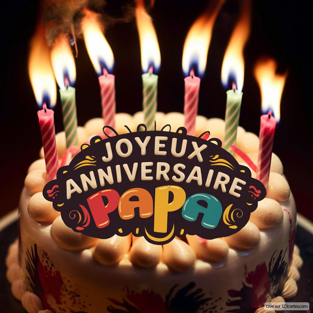 Carte Joyeux Anniversaire Papa Gratuite