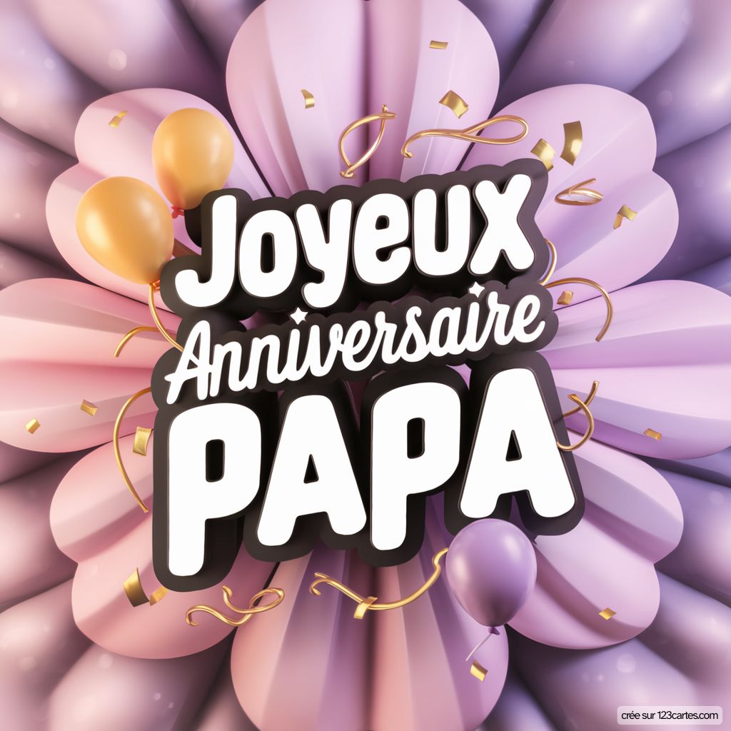 Image Joyeux Anniversaire Papa