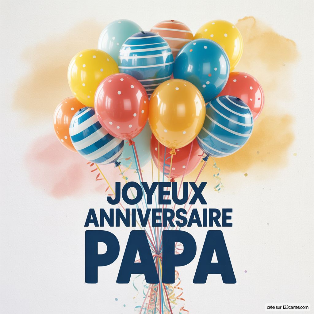 Joyeux Anniversaire Papa Message