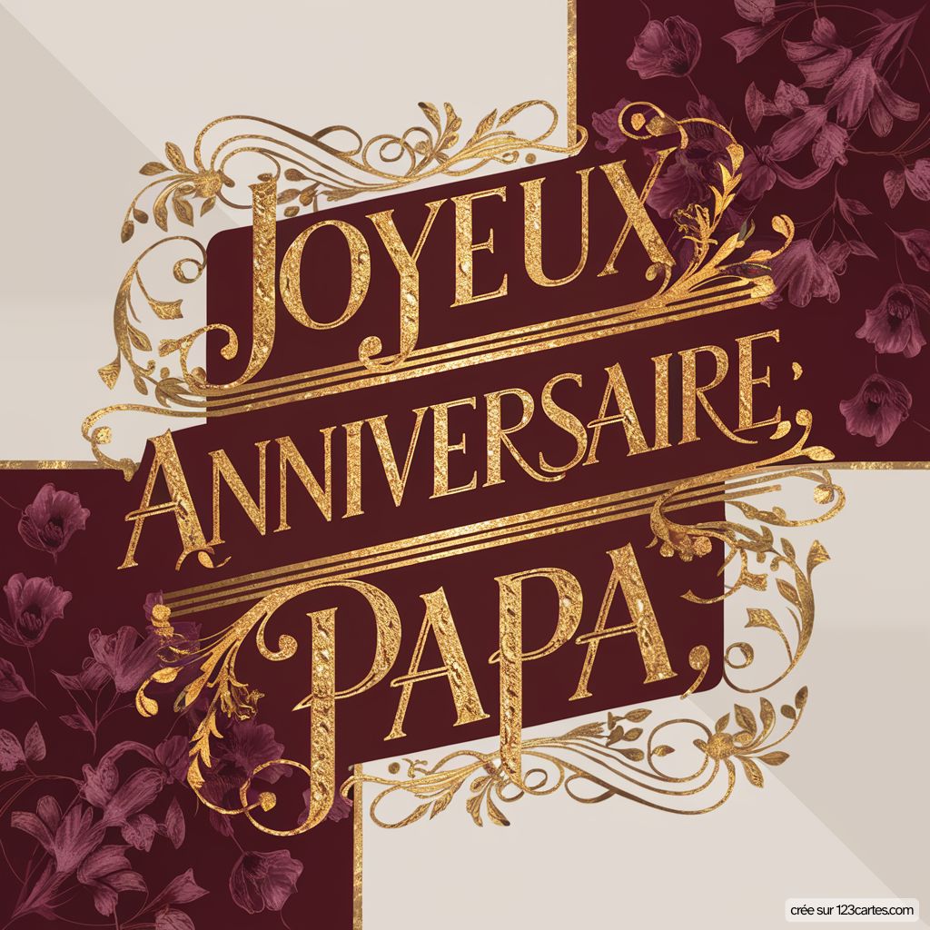 Papa Carte Anniversaire Virtuelle