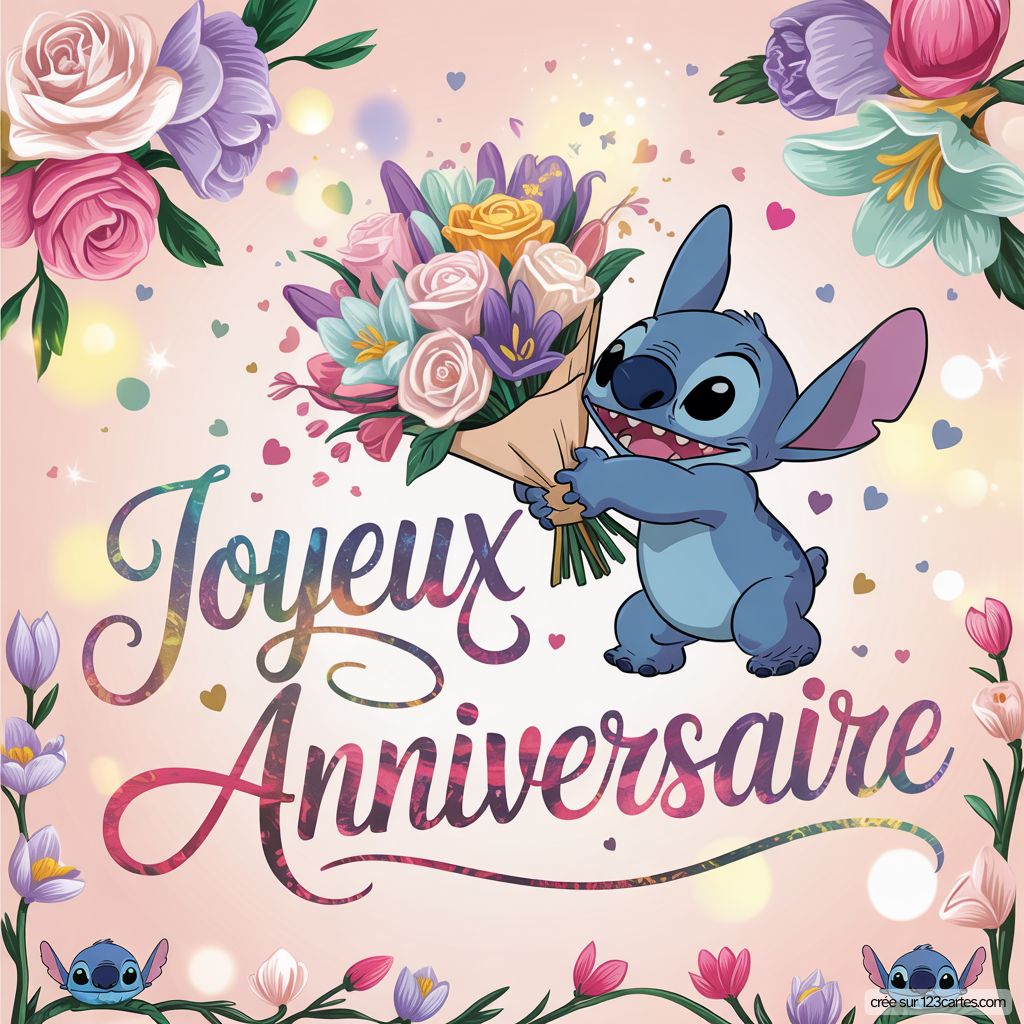 Anniversaire Stitch