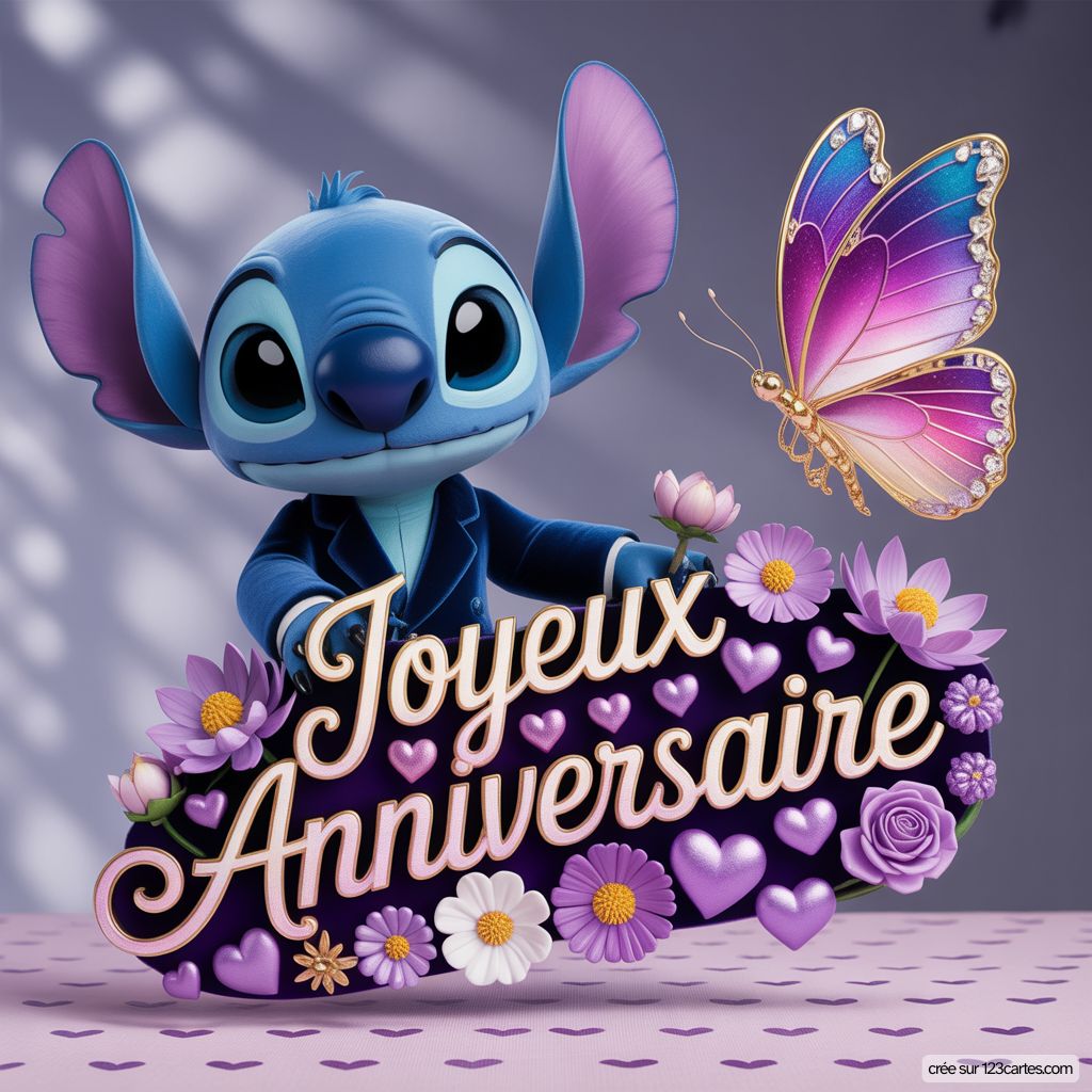 Anniversaire Stitch
