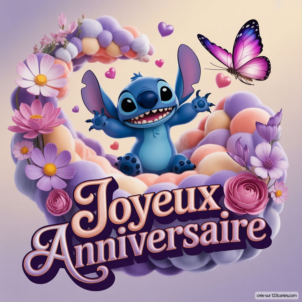 Stitch Carte Anniversaire Virtuelle