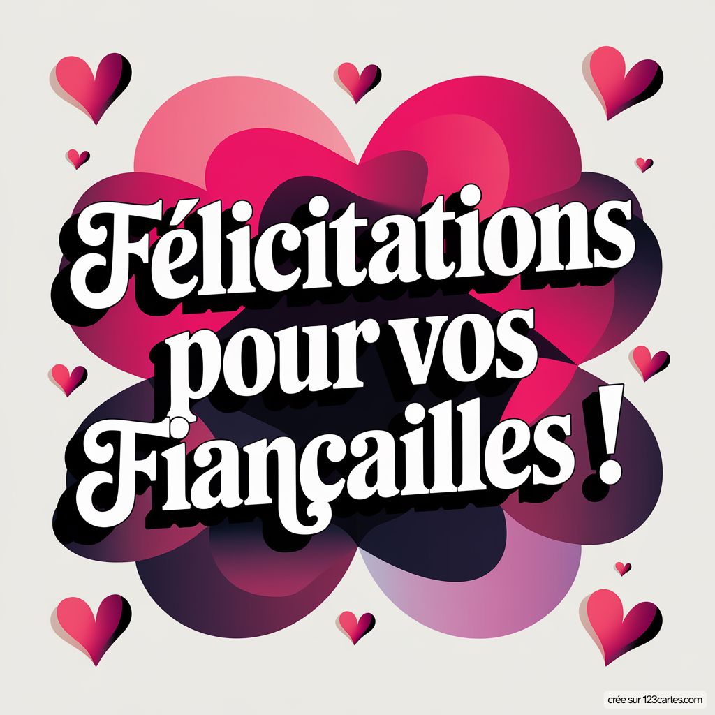 Felicitations Fiancailles Carte Gratuite