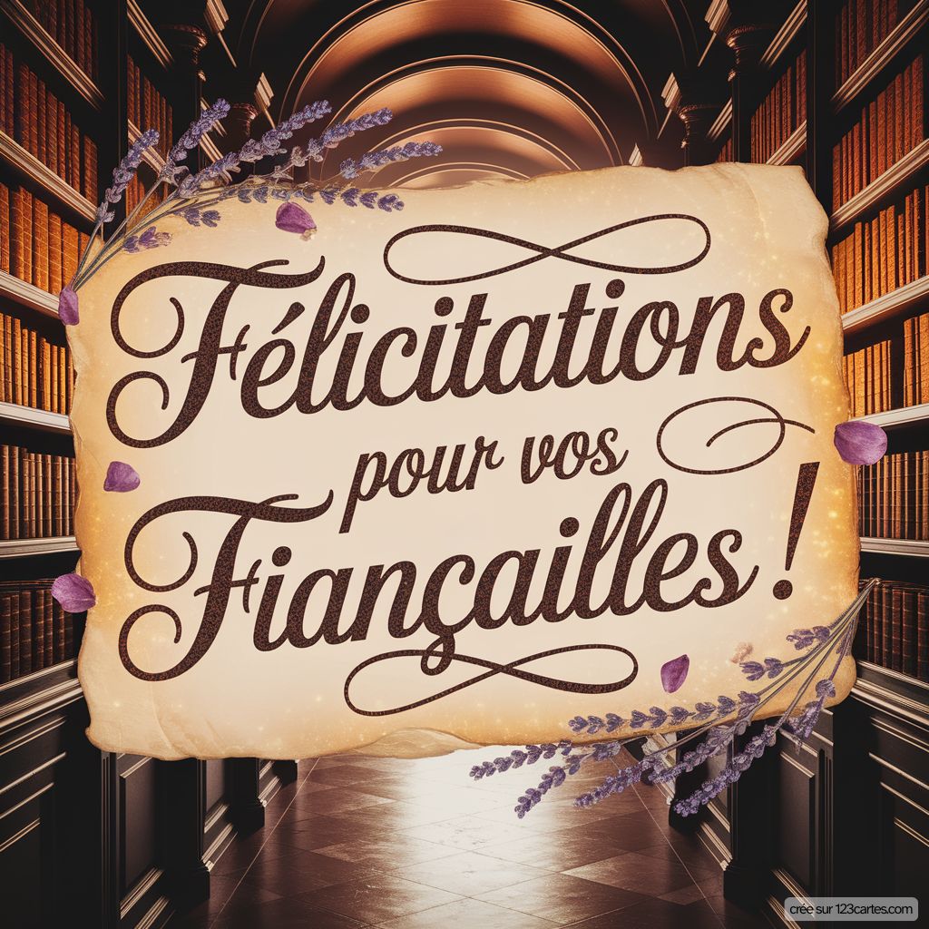 Message Felicitations Fiancailles Original